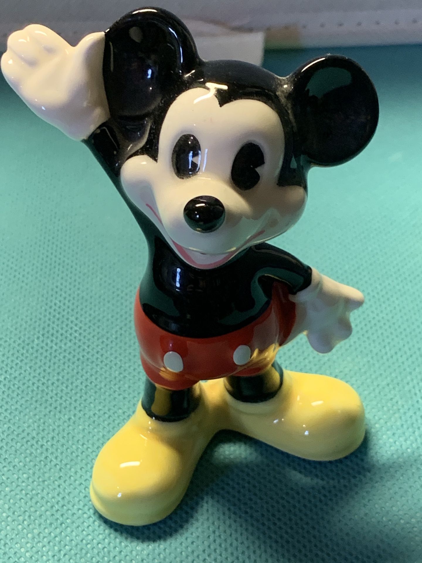 Vintage Japan 1960s Mickey Mouse Porcelain Figurine- Walt Disney