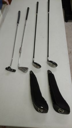 golf clubs & covers $25 obo