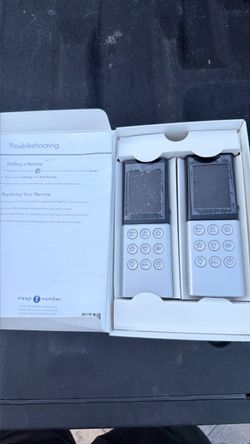 Pair of Sleep Number 360 / FlexFit Smart Bed Wireless Remotes (12-button model,