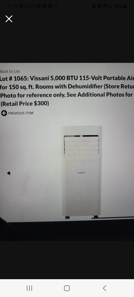 A/C Unit New Will Deliver