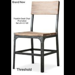Brand New  Franklin  Table Chair // Promotion Set 4 