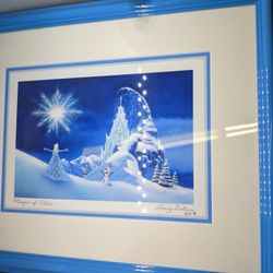 Framed & signed Magic Of Elsa - Disney