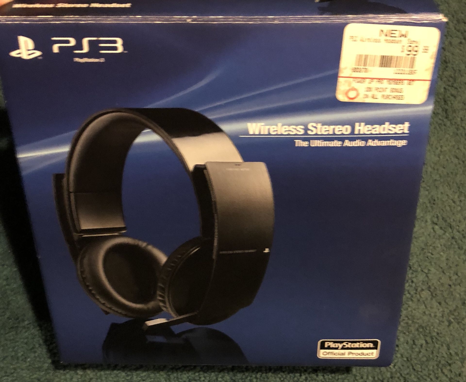 Brand new in box! PS3/PS4 Wireless Stereo Headset