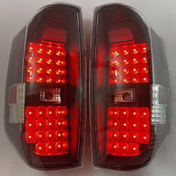 2014 To 2018 Toyota Tundra Taillights Black Luces Traseras Negras Focos Faros Micas