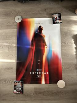Superman 2025 Movie Theatre Poster