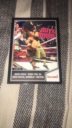 John cena wwe card