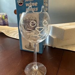 Cute Cat Wine Glass