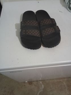 Black and Brown slides