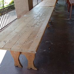 Heavy Wood Table 