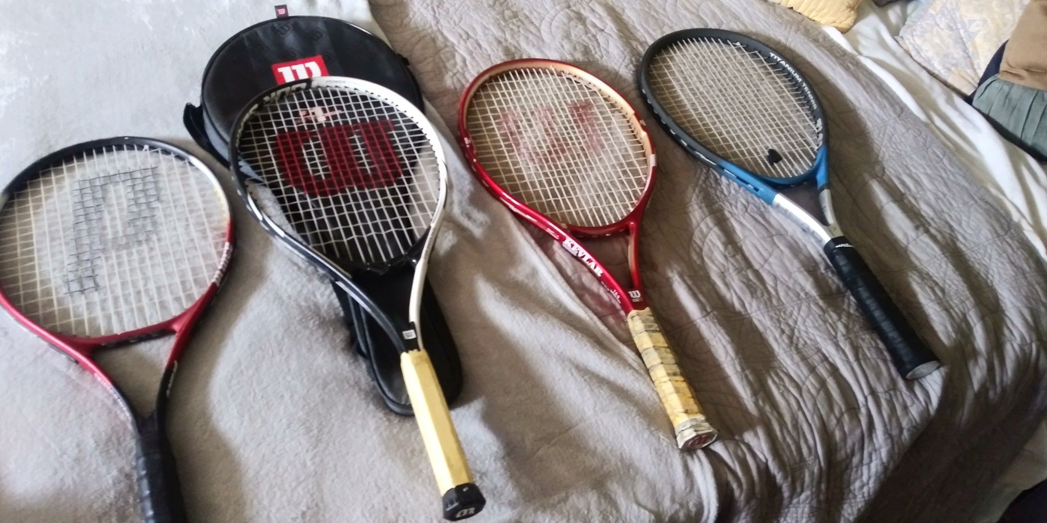 8 Tennis Rackets $60