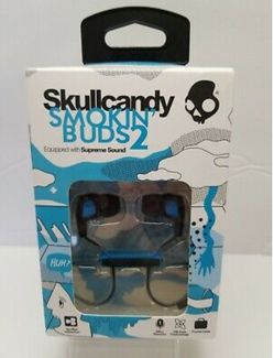 Skullcandy - Smokin' Buds 2 Wired Earbud Headphones - Black/Red/Orange