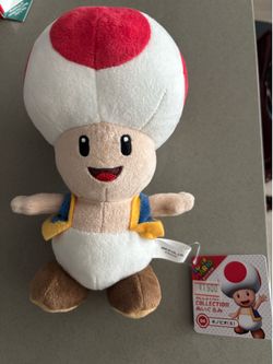 Nintendo super Mario toad plush