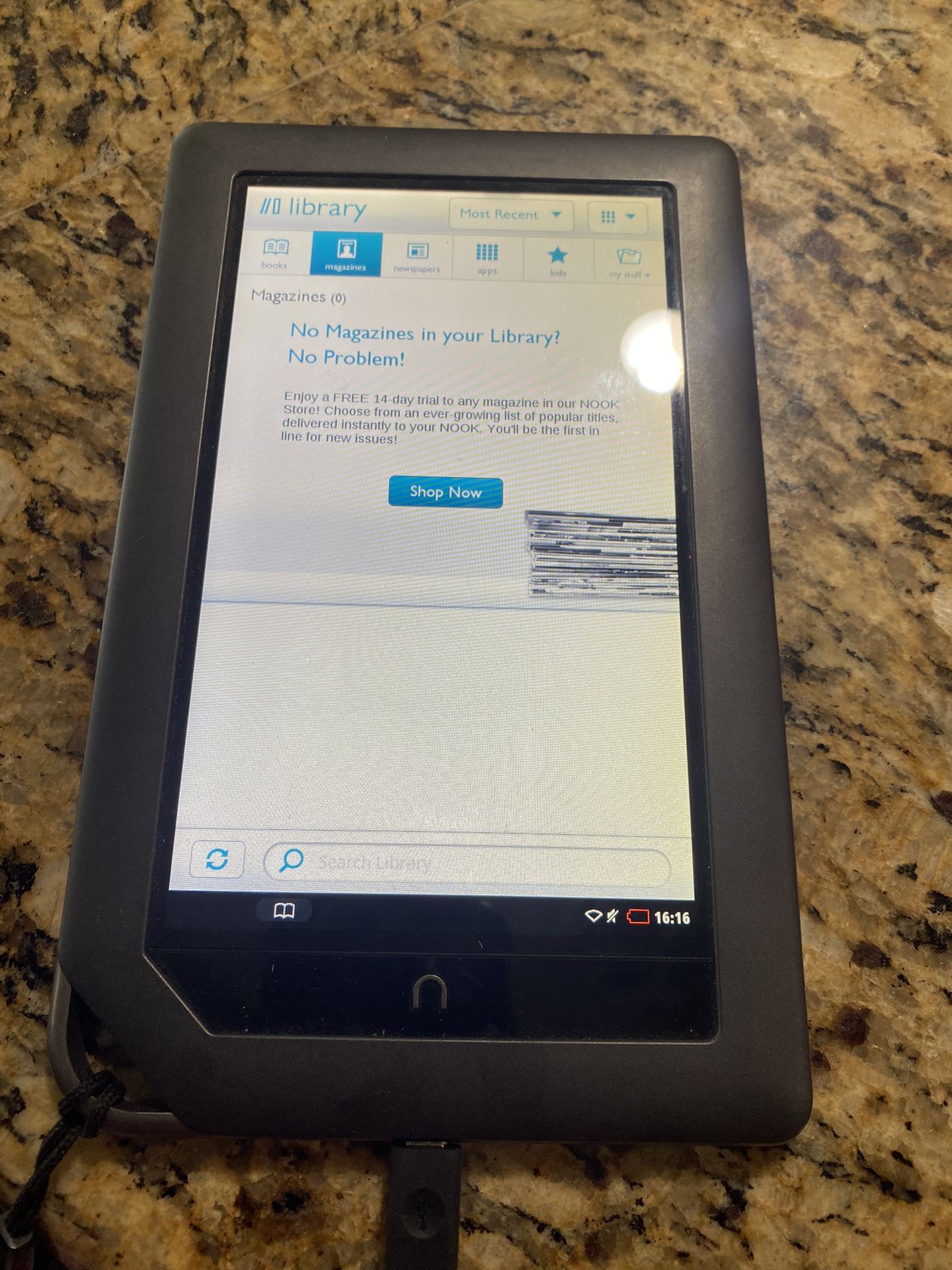Barnes And Noble Nook E Reader Tablet