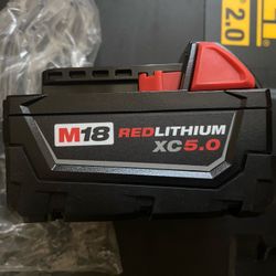 M18 Milwaukee Battery 5.0 