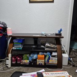 Heavy Duty TV Stand Hold TV Up To 55 In