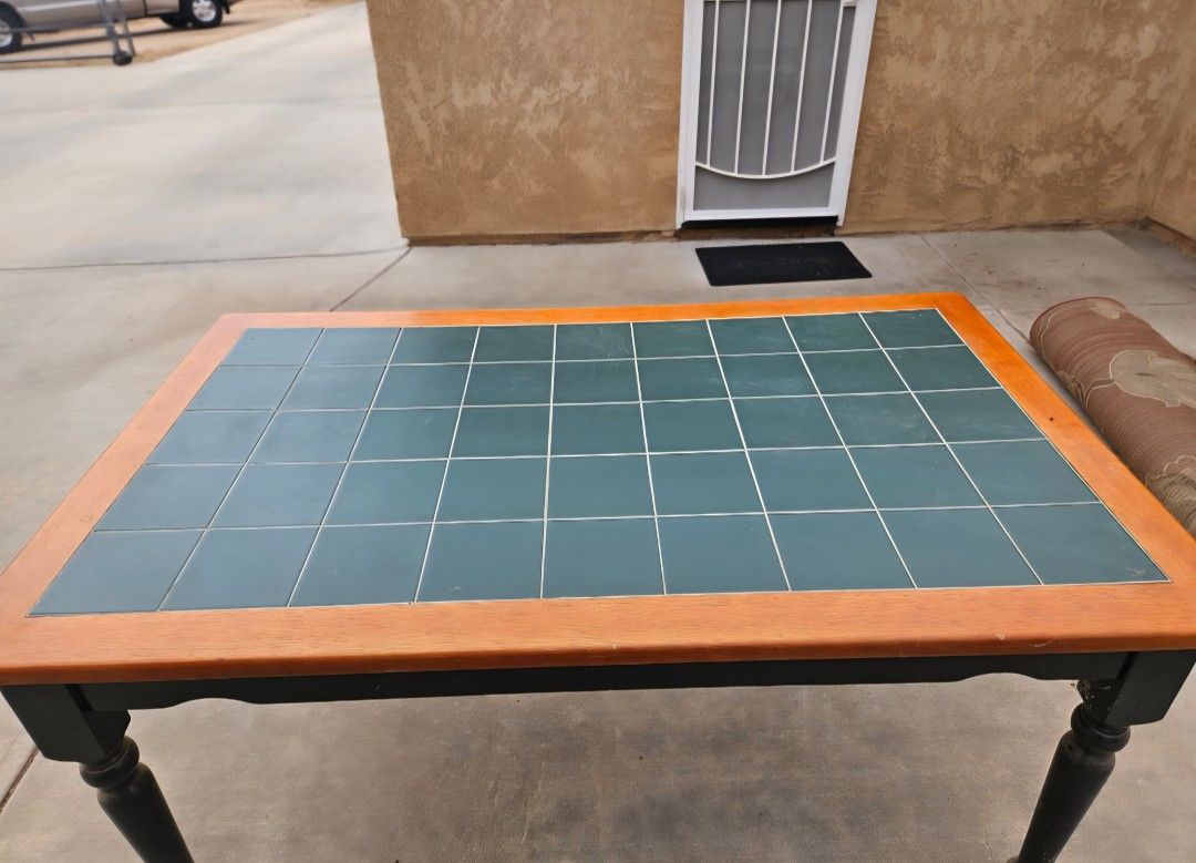 Tile Top Kitchen Table
