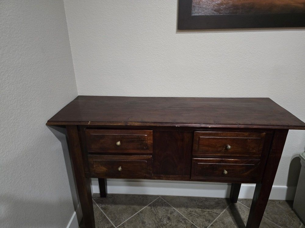 Console/Hall Table w/ 4 drawers