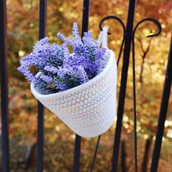 Handmade Cotton Rope storage Basket Planter Flower Hanger Hanging Baskets For Plants Flowers Decorative Flower Pot Home Decor NEW