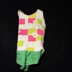 vintage swimsuit for the Francie doll, Barbie's "MODern" cousin, specifically the #1130 swimsuit from 1966