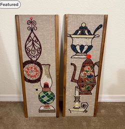 Mid Century Modern Pebble Art