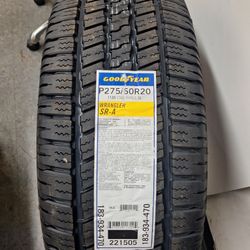 275/60/20 GOOD-YEAR WRANGLER SR-A •Brand new tires / Llantas nuevas ¤ DM 📞 for a Quote. 