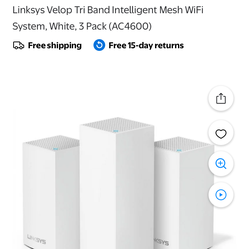 LINKSYS 5,000 sq ft WiFi