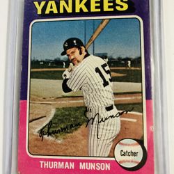 ‘75 Topps Thurman Munson Card