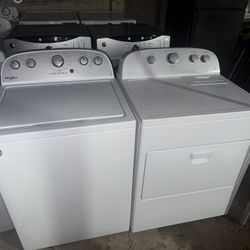 Whirlpool Washer And Electric Dryer With Removable Agitator 3.8&7.0 Cuft 