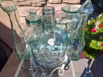 Glass jars vases