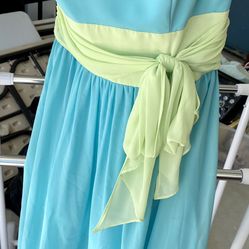 Strapless Knee-Length Dress