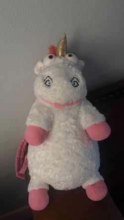 unicorn plushy backpack