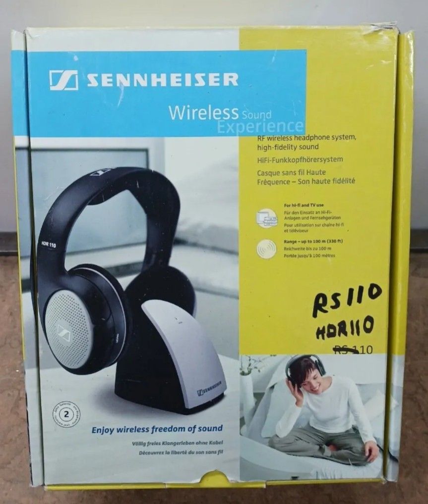 Sennheiser RS 110 RF Stereo Wireless Headphone System