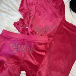 Size XL Juicy couture Velour Tracksuit Vixen Pink 