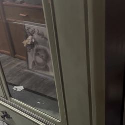 Vintage China Cabinet Refurbished Like New