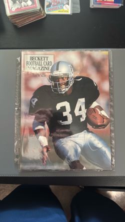 Vintage Beckett Football Card Magazine #8 November 1990 Bo Jackson Cover