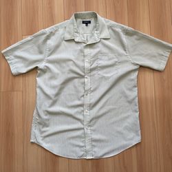 Mens Collared Button-up T-shirt