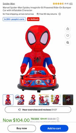 Spider-Man 6V bumper car