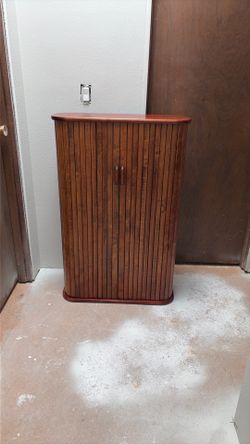 Tambour cabinet for sale