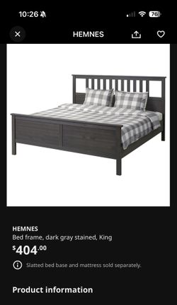 Bed frame King Size 