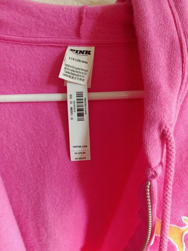 Victoria Secret PINK size Large Hoodie