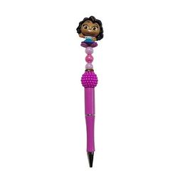 Mirabel Encanto Disney Dorables Beaded Ballpoint Twist Pen Purple
