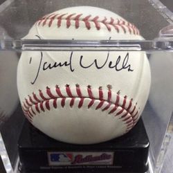 David Wells Autograph Ball