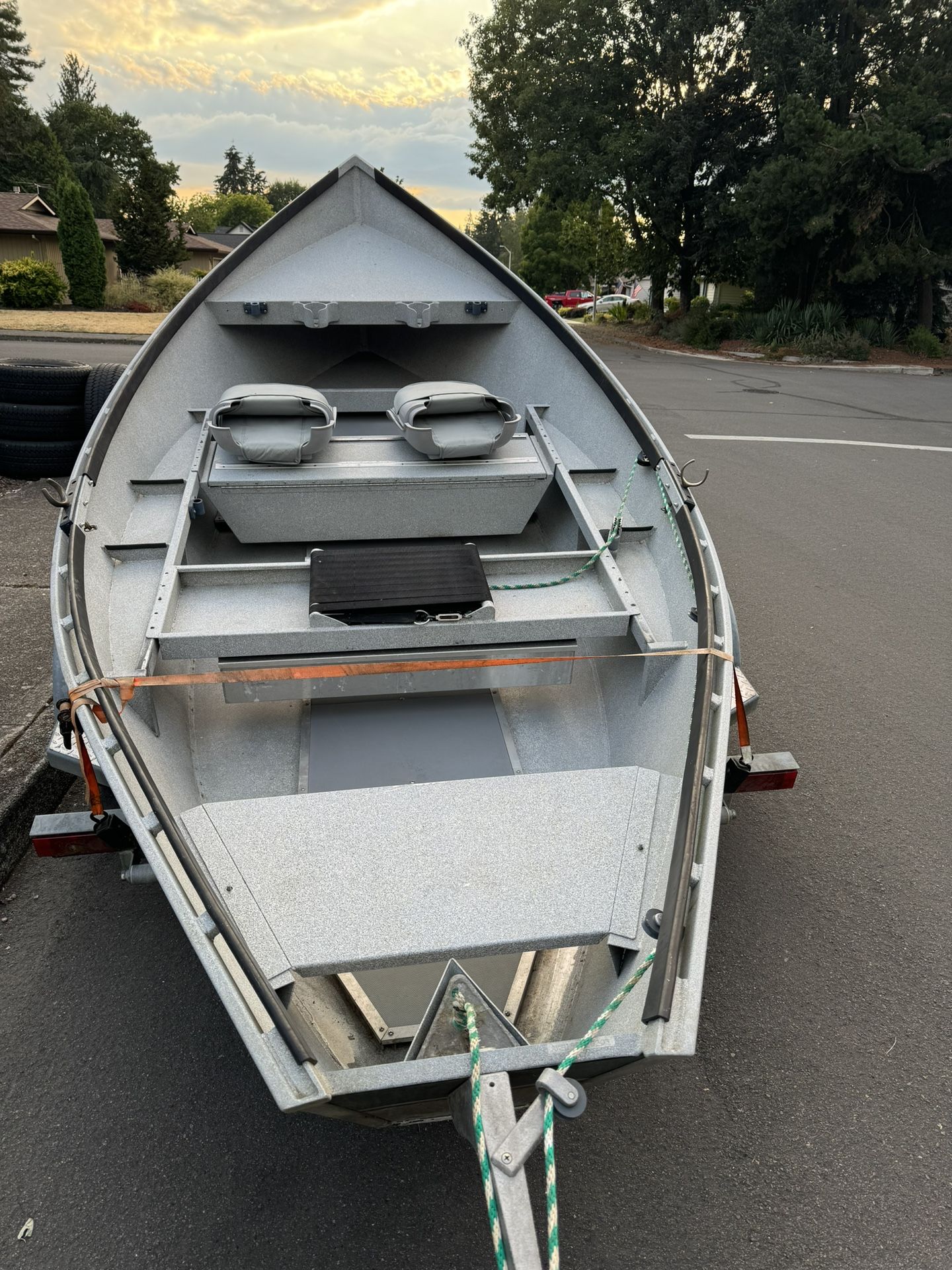 2003 Alumaweld 16.5 wide bottom