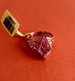 Poudretteite Quartz Ring in Vermeil RG over Sterling Silver. for