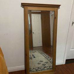Long Wood Mirror