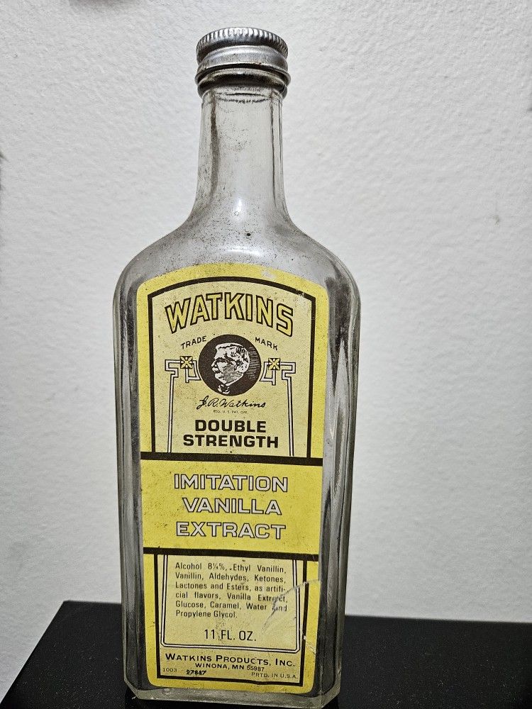 Antique Watkins Vanilla Bottle