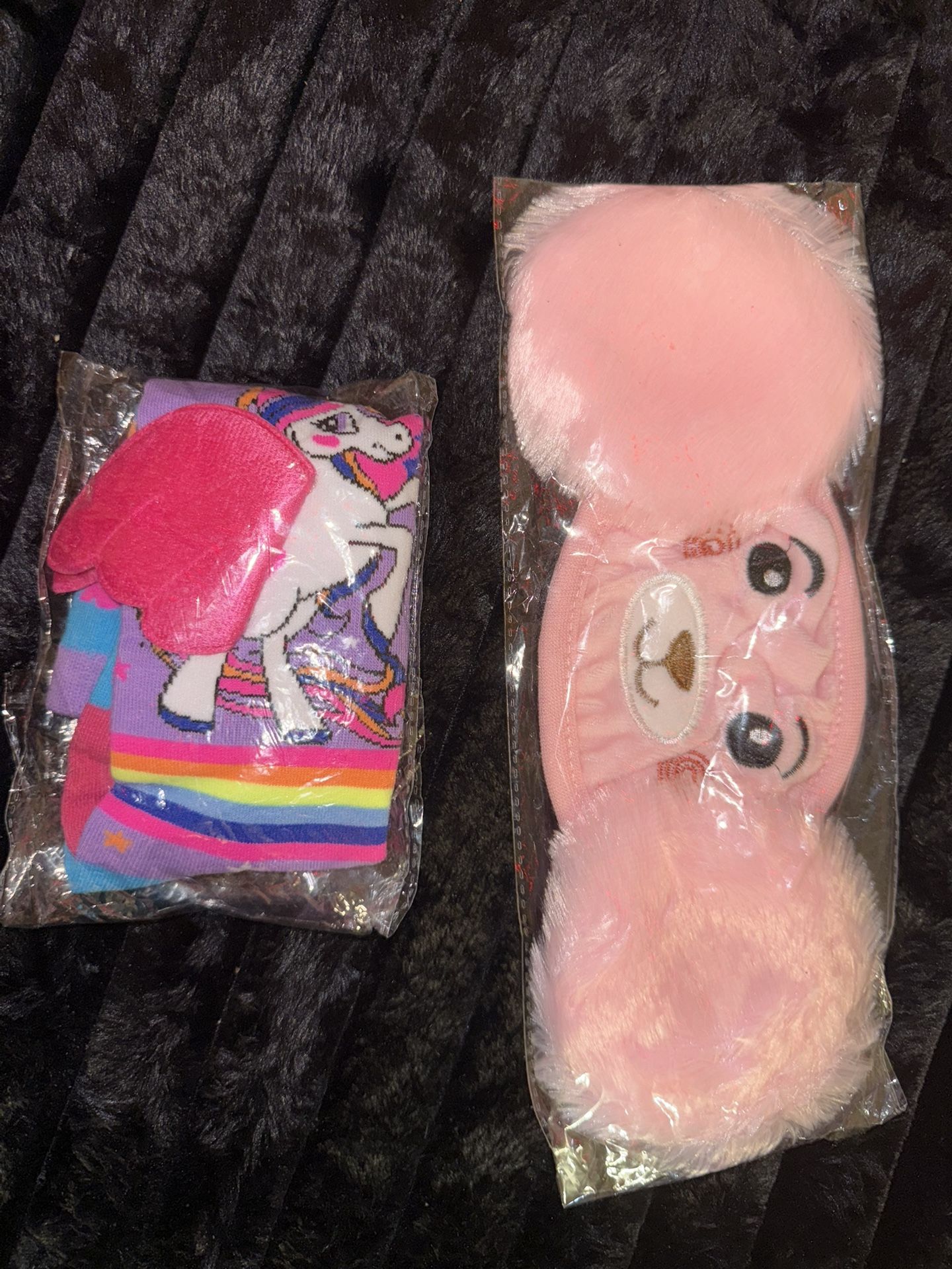 Cute 2 In 1 Kids Winter Animal Face Breathable Bear Mask & Earmuffs