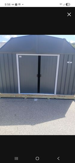 10x10 metal shed