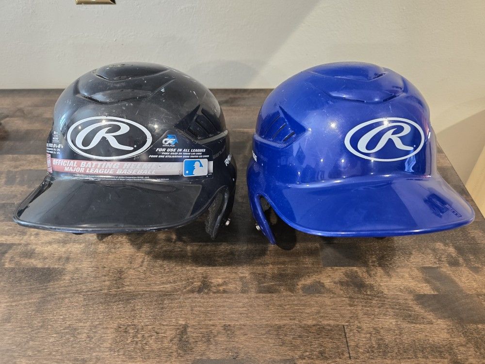 Rawlings Youth 6 1/4 Helmets (Need Pads)