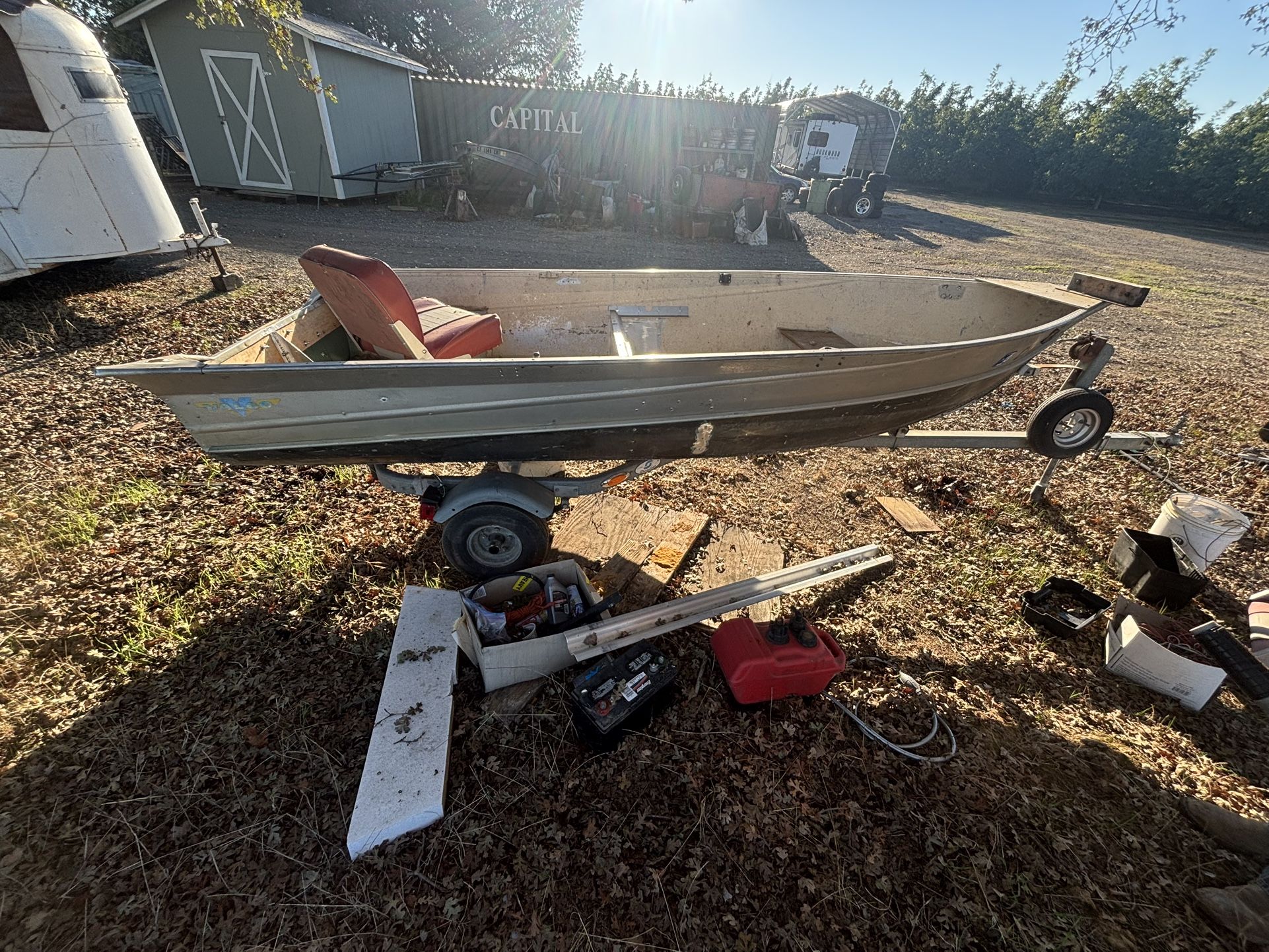 13ft Aluminum 1973 Valco Fishing Boat 